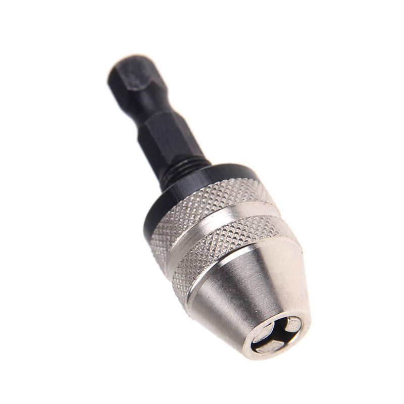 Universal Electric Grinding Chuck Jaw 1/4" Keyless Drill Bit Chuck Hex
