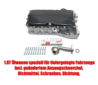 1.8t US Ölwanne 2 teilig Stahlboden flach Golf GTI A3 TT Leon 1,8 20V Turbo NEU