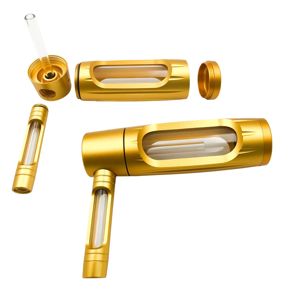 Metal Bottle Water Pipe Portable Mini Hookah Shisha Tobacco Smoking Pipes Gift - Image 2 of 4