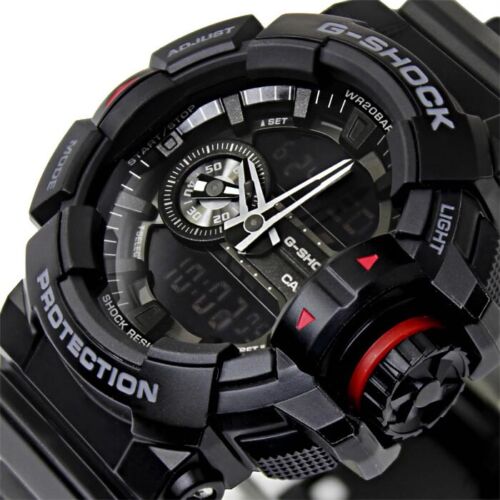 CASIO G-SHOCK ANALOG DIGITAL WATCH GA-400 BLACK x BLACK GA-400-1B 2Y WARRANTY - Picture 3 of 12