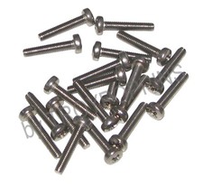 20-SS M3-0.5 X 20MM PPH PHILLIPS PAN HEAD MACHINE SCREWS STAINLESS STEEL TYPE A2