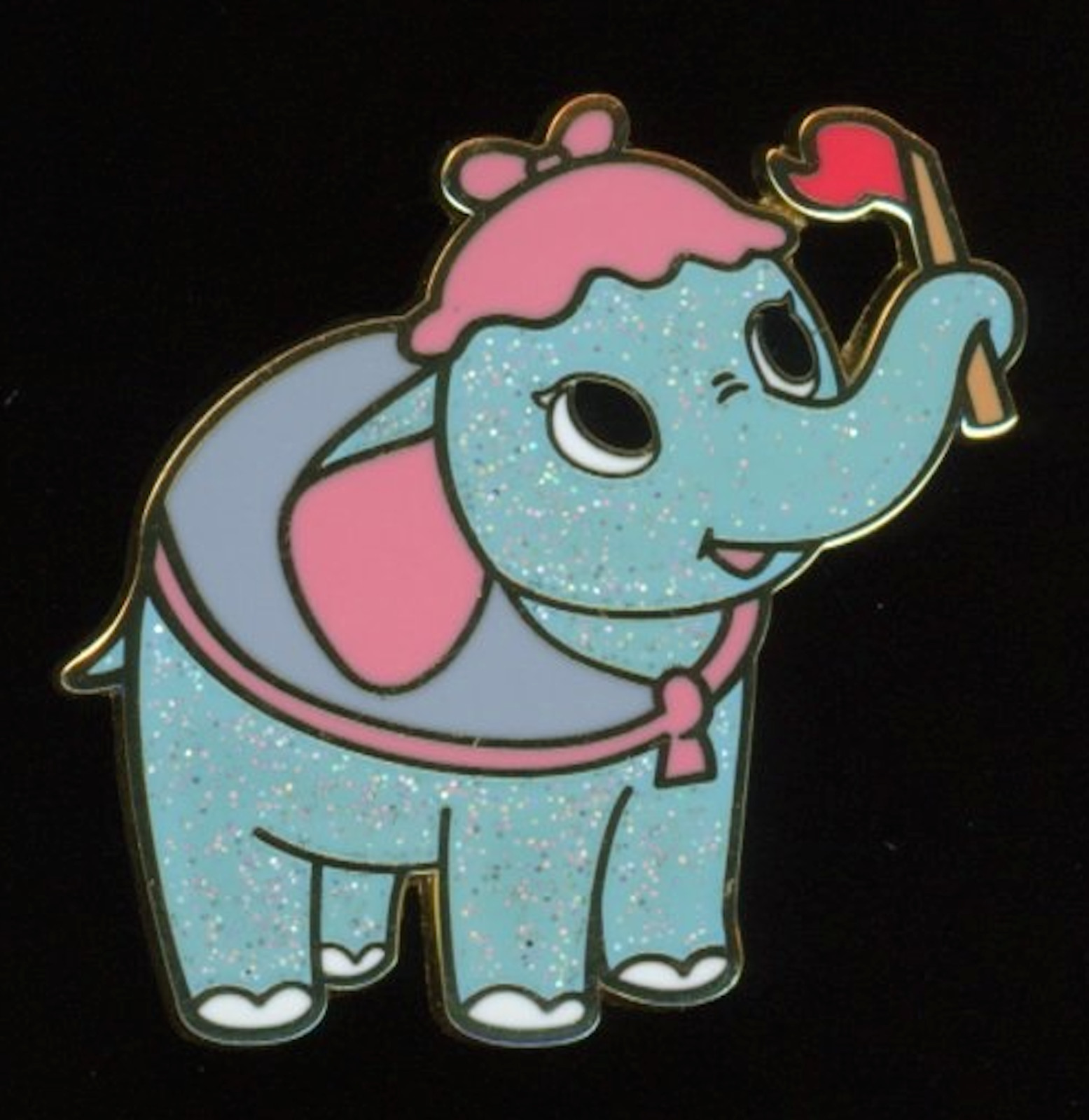 Loungefly Glittery Chibi Dumbo Mystery Mrs Jumbo Disney Pin