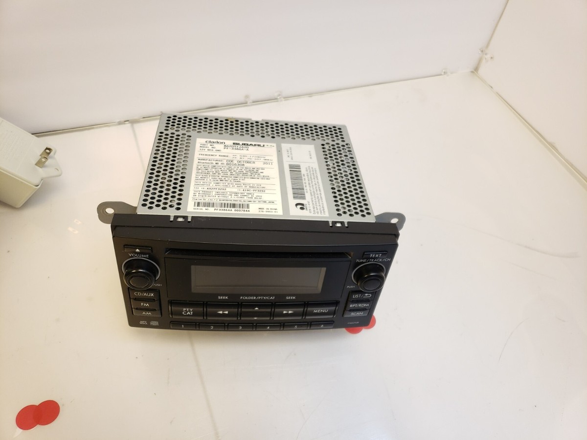Subaru Clarion Stereo PF-3386A-A CD Bluetooth 86201FJ620 | eBay