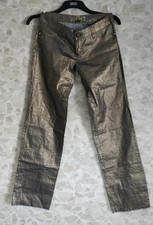 Dolce Gabbana pants women. 40 gold color