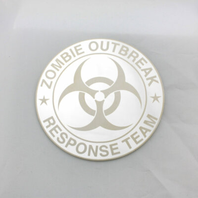 Zombie Outbreak Response Team Edelstahl Auto Emblem Aufkleber Decal 3M Sticker