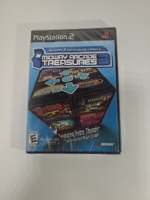 Midway Arcade Treasures 3, PlayStation 2 Promo Copy, Not For Resale. Sealed.