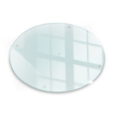 Transparentes Schneidebrett Robuste Gehärtetem Glas Küchenhelfer Rundes 30cm