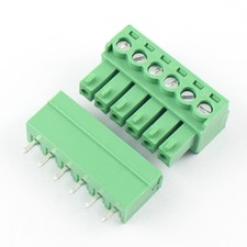 50Pcs 3.81mm Pitch 6 Pin Straight Screw Plugg...