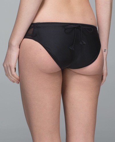 Lululemon Surf To Sand Hipster Bikini Bottoms CAN 6 AU 10 Low Rise Drawstring - Picture 4 of 6