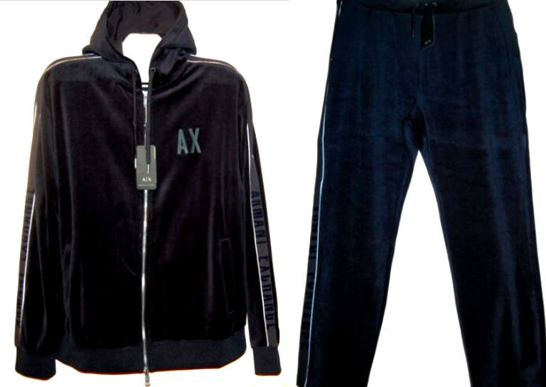 velvet armani tracksuit