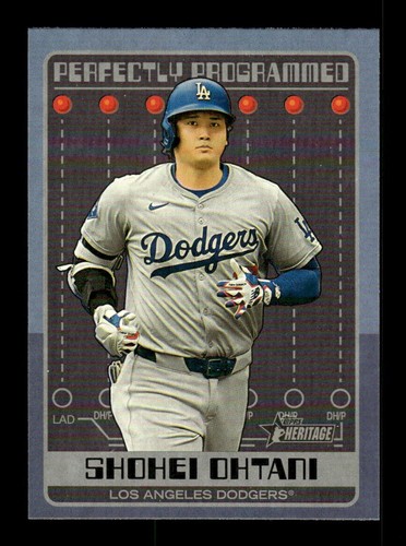 SHOHEI OHTANI 2024 TOPPS HERITAGE HIGH NUMBER #PP-2 PERFECTLY PROGRAMMED 