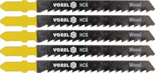 20x Stichs&auml;gebl&auml;tter T-Schaft Stichs&auml;ge Holz Laminat HCS PVC 100mm 8TPI