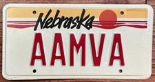 Nebraska AAMVA License Plate
