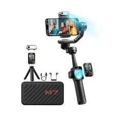 hohem iSteady M7 Gimbal Stabilizer for iPhone, Phone Gimbal with AI Tracking,...