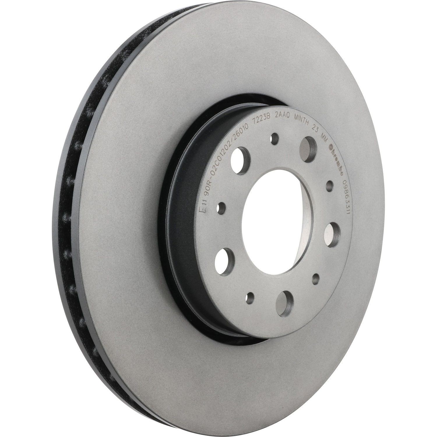 Brembo 09.8633.11 Disc Brake Rotor For 99-09 Volvo S60 S80 V70 XC70