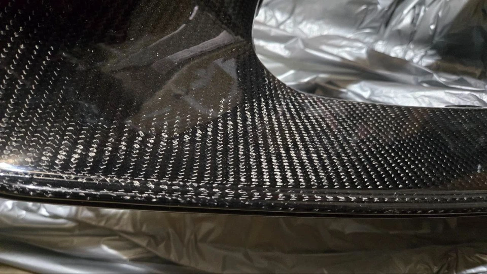 Carbon Fiber Front Bumper Canards Trims for Mercedes W222 S63 S65 AMG 2018–2020  - Image 3 of 4