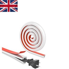 Self-Adhesive Mini Cable Trunking 15mm x 10mm for Tidy Cables – 2 Meters