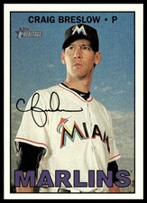 2016 Topps Heritage #569 Craig Breslow Miami Marlins NM+