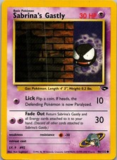Sabrina's Gastly (96) Common Gym Challenge 096/132 LP on eBay