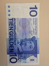 10 Dutch Guilder Bank Note