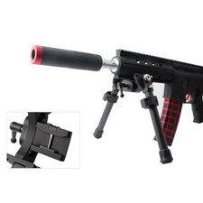 6-10'' Adjustable V10 Rifle Bipod Hunting Bipods W/ 20mm QD Rail Mount Shooting
