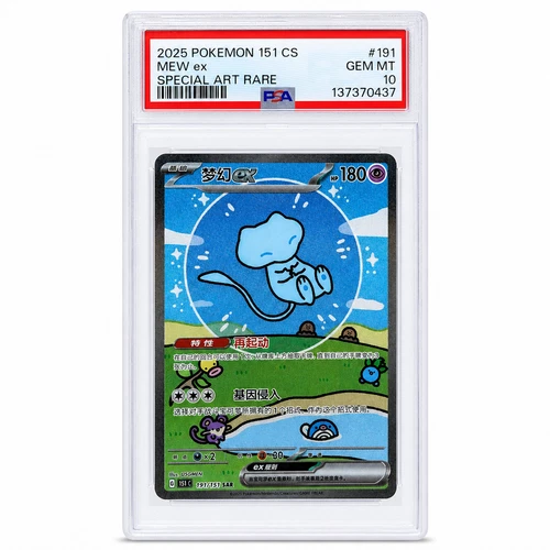 Bubble Mew ex SAR 191/151 Pokémon 151 CS 2025 SV151 Gem Mint PSA 10 Chinese