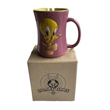 Tweety Bird ceramic Looney Tunes Tweety Bird 3D Embossed Ceramic Mug — listing 3