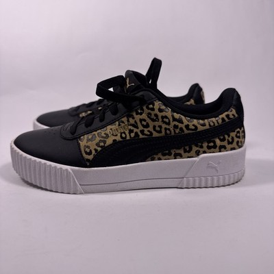 Puma Leopard Print Carina Soft Foam Casual Shoes 373537-01 Womens