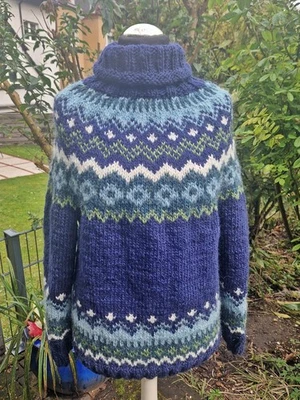 Norweger***Pullover aus Islandwolle**bis L**Unikat**Handmade - Bild 1 von 4