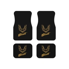 Car Mats Set, Bandit Firebird Black Universal Floor Mat Car Decor for Trans Am