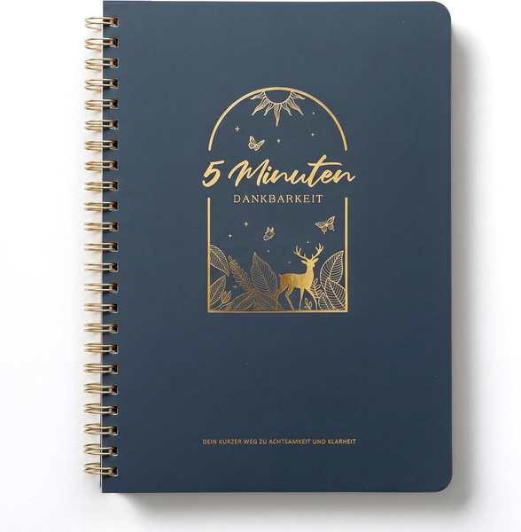 5 Minuten Tagebuch FüR Erwachsene, 12 Wochen, Dankbarkeitstagebuch-image
