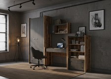 Jugendzimmer Set Komplett FARGO Wohnwand Kleiderschrank Schreibtisch Regal...