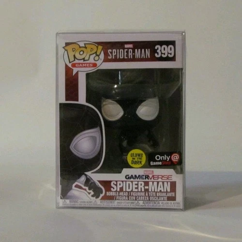 Funko Spider-Man #399 Pop! Vinyl Figure Marvel Glow GameStop Exclusive
