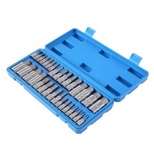 32 Piece Chrome Hex Bit Socket Set 14 38 12 Drive S2 Steel Metric 32 Piece Chrome Hex Bit Socket Set 14 38 12 Drive S2 Steel Metric