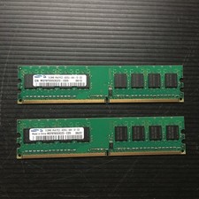 Pair of 512MB Samsung DDR2 PC2-4200U Desktop Memory Sticks M378T6553CZ3-CD5