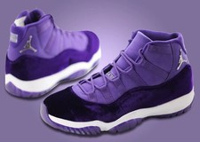 Jordan 11  Purple Rain  For Prince Men's Size US 7-12
