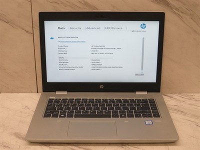 HP ProBook 640 G4 8GB RAM Intel Core i5-8350U@1.70GHz 14'' 