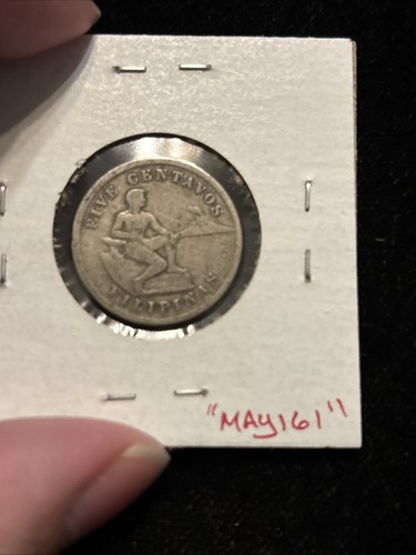 1903 Philippines 5 Centavos U.S. Admin Circulated “may161” - Picture 22 of 24