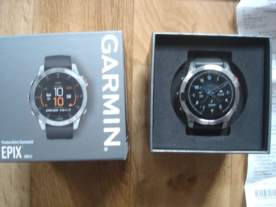 Garmin epix Pro Gen 2 Standard Edition GPS MultiSport Black Slate Gray 47mm - Image 2 of 3