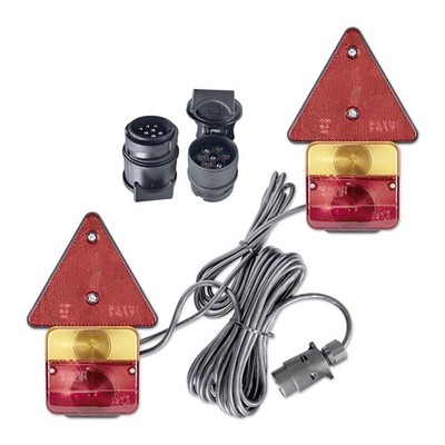 Rückleuchten Set 12V Magnet Anhängerbeleuchtung 7,5m Kabel Rücklicht Lampe 13pol