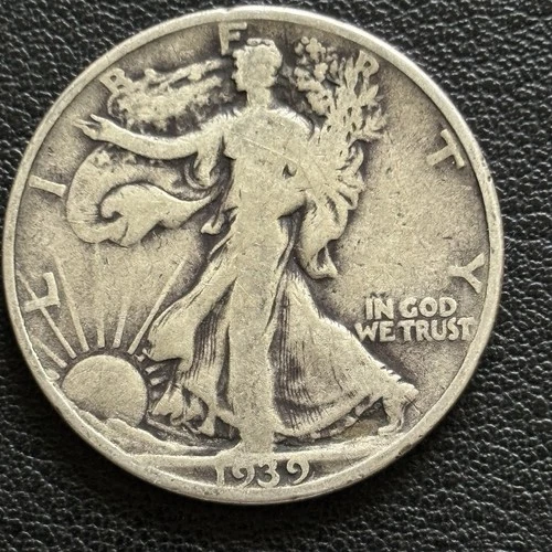 1939 San Francisco Mint Silver Walking Liberty Half Dollar