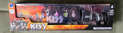 Newray Truck & Trailer Collection - Black Kenworth Kiss Toys 1:43 Diescast