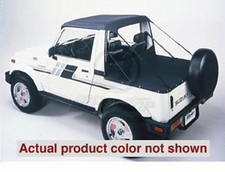 Bestop 52561-01 Soft Top Strapless Bikini Polymer Cloth Black For Suzuki Samurai