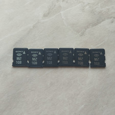 Sony 1GB M2 Memory Card for Sony PSP GO or Sony Ericsson Mobile Lot of 6 Used