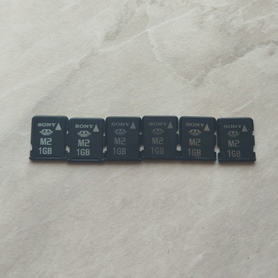 Sony 1GB M2 Memory Card for Sony PSP GO or Sony Ericsson Mobile Lot of 6 Used