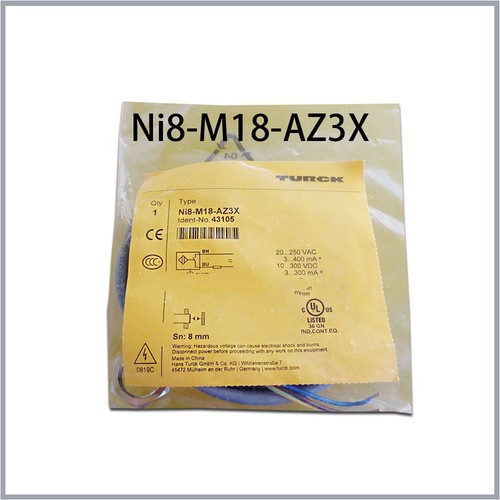 TURCK New Ni8-M18-AP6X/AN6X Ni8-M18-AZ3X Ni8-M18-AN6X-H1141 Ni8-M18-AP6X-H1141 - Foto 5 di 5