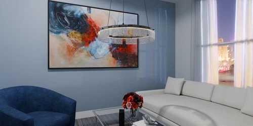 Quoizel PCACE2824 Alice 25"W Pendant - Black - Picture 7 of 9