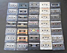 GRB-14 Lot Of 35 Assorted Homemade Mixes, Various Cassette Tapes