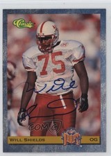 1993 Classic Draft Picks Auto Will Shields #13 Auto HOF 7sd