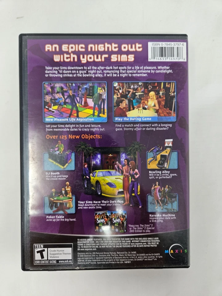 The Sims 2: Nightlife Expansion Pack PC CD-ROM 2005 - Image 2 of 4